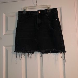 Black PacSun denim skirt
